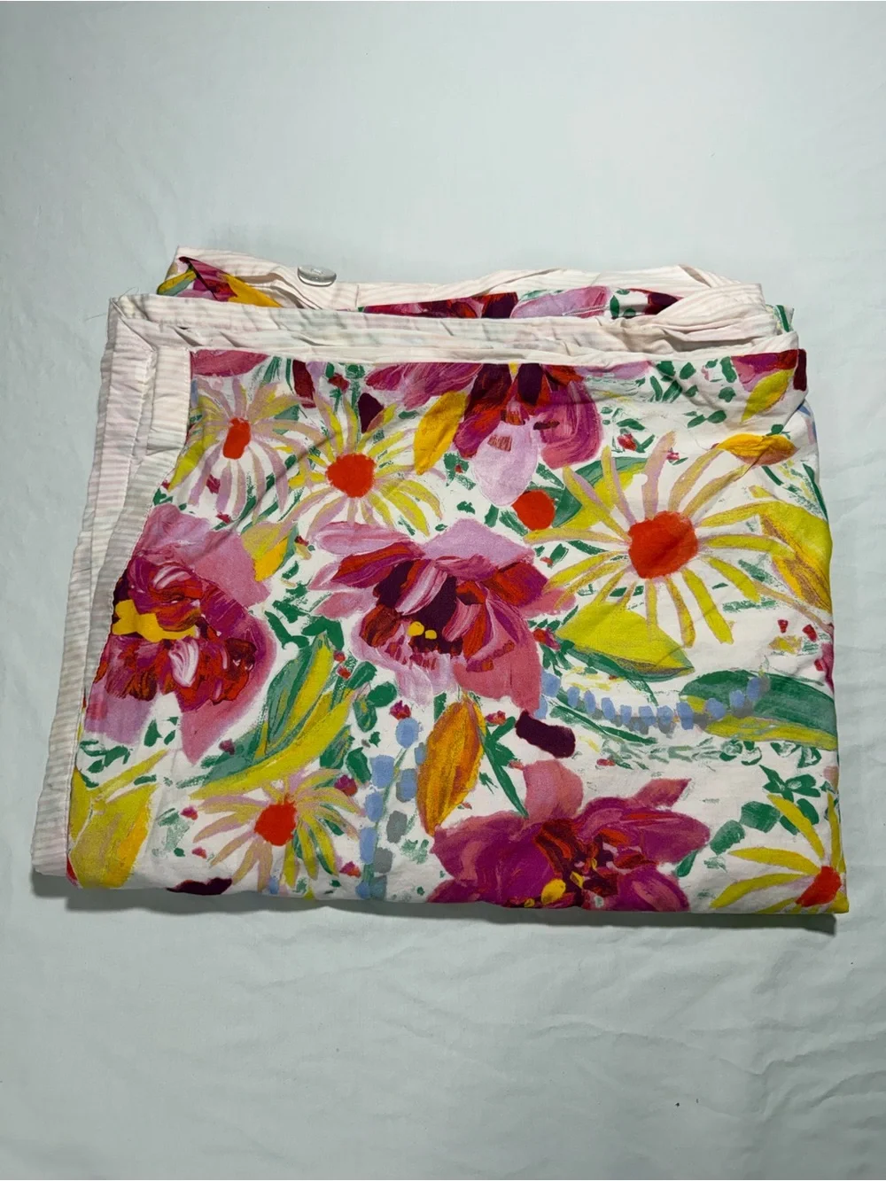 Opalhouse Pink Floral Comforter with Cream and Yellow Accents